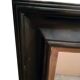 Black wooden mirror