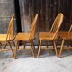 Série de 4 chaises à barreaux