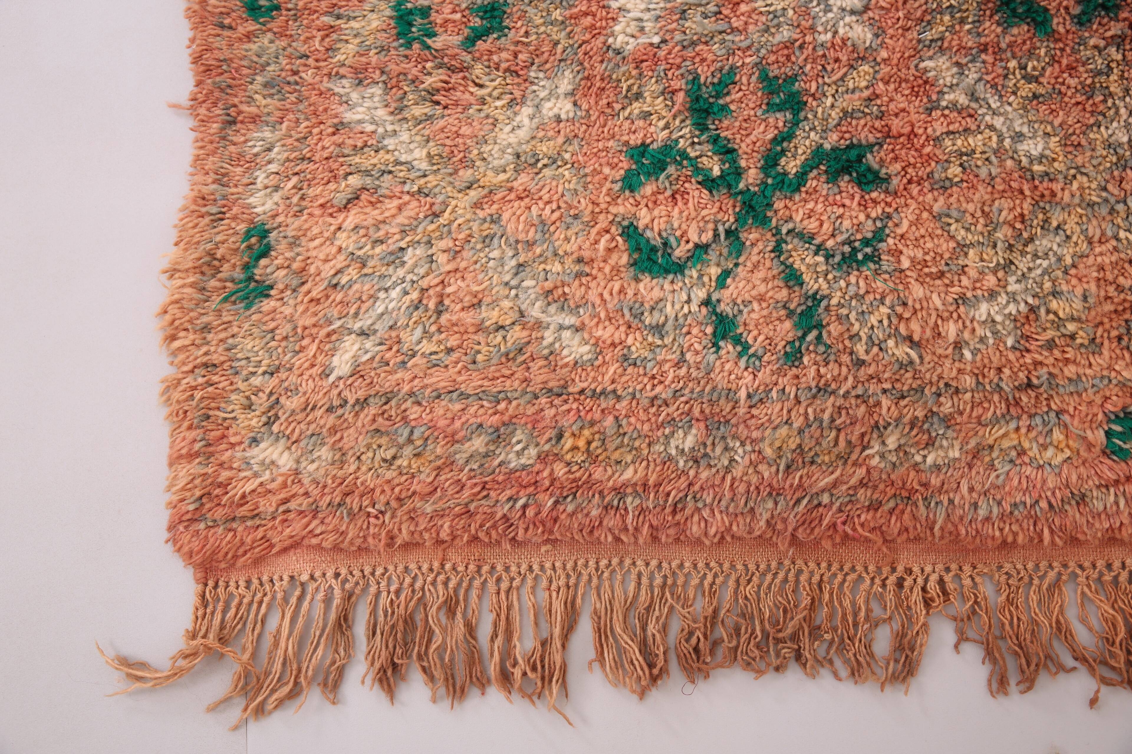 Vintage Moroccan Rug 185 x 290 cm - Old Boujaad Rug - Berber Rug Handmade