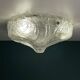 Large frosted glass ceiling lamp attributed to J.T. Kalmar, Austria, 1960s.