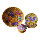 Dessert service in earthenware