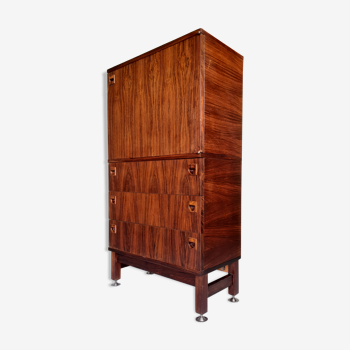 Storage cabinet in rosewood of rio by Andre Monpoix