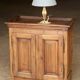 Rare: walnut display cabinet (circa 1900). Very beautiful patina.