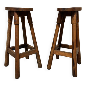 2 tabourets de bar vintage