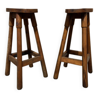 2 tabourets de bar vintage