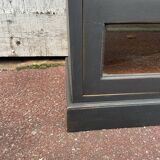 Meuble style de métier 6 tiroirs noir mat