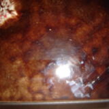 1960 coffee table, painted earthenware