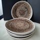 6 flat ceramic plates from Niderviller Foam model