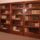 Library Wall of 3 Globe Wernicke Modules in Oak - 19th Century