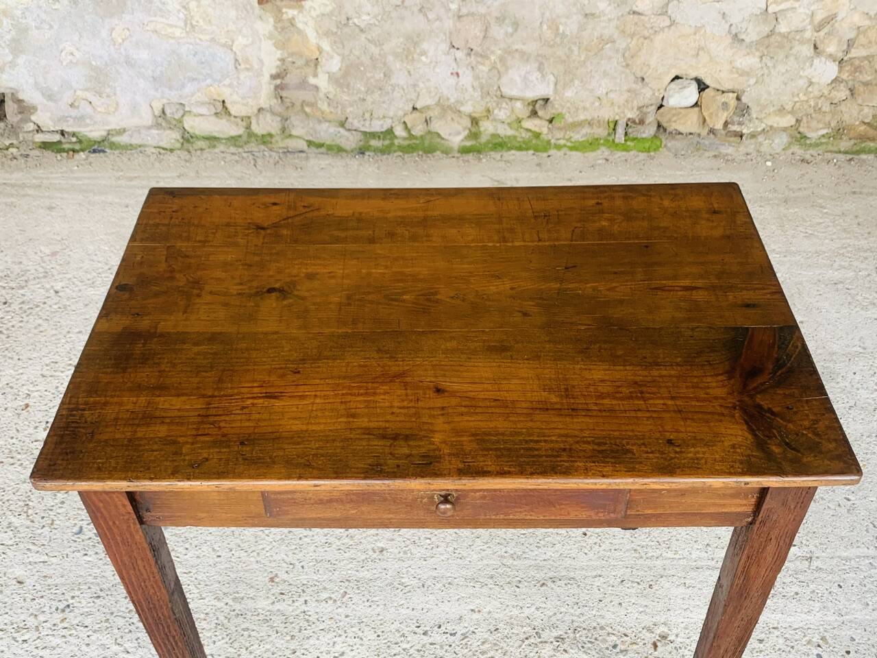 Wooden farmhouse console, circa 40's/50's