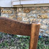 Pair of rustic mulched chairs