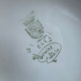 Salad bowl with sarreguemines cups