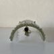 Simple arch-shaped wall light in textured glass, 1950s, Germany.