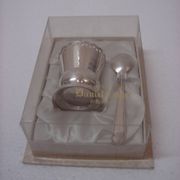 Egg cup silver metal daniel trégut