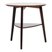 Table d'appoint ronde danoise en palissandre par Holger Georg Jensen pour Kubus, 1960