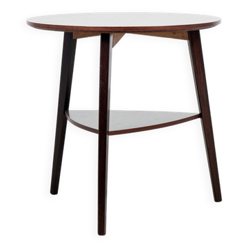 Midcentury Danish round side table in rosewood -Holger Georg Jensen - Kubus