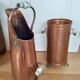 Old copper coal bucket