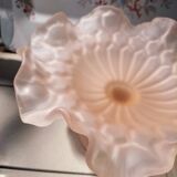 Powder pink and frosted compotier