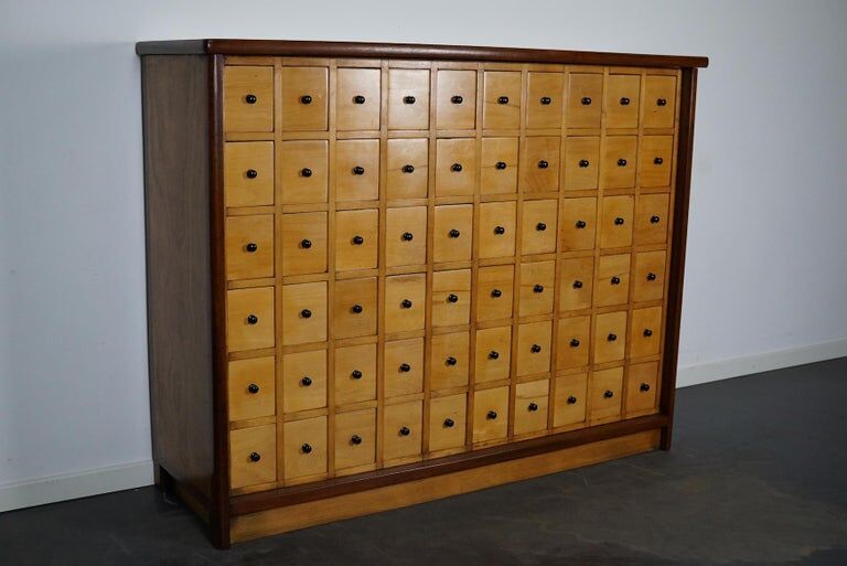 Dutch industrial apothecary's cabinet of the 20th century