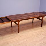 Danish coffee table in rosewood by Johannes Andersen for Uldum Møbelfabrik, 1960s