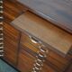 Vintage dutch mahogany jewelers / watchmakers cabinet, circa 1930