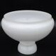 French Vintage White Opaque Glass Lantern Style Replacement Shade 0186