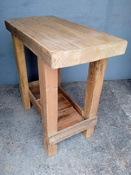 Workbench 90cm old solid wood