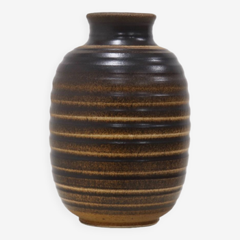 Mid Century Studio Pottery Signed Vase 1960s