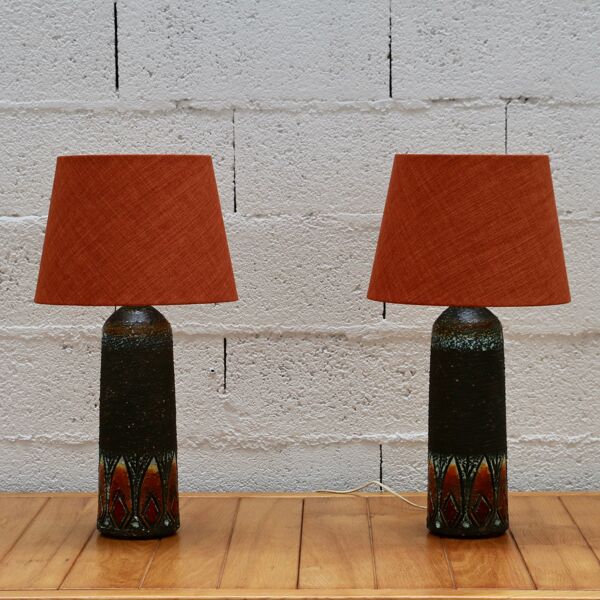 Paire de lampes - Suède