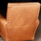 Vintage leather club armchair. very good condition.