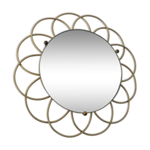 miroir soleil fleur en