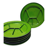 Set of 6 Villeroy and Boch fondue plates