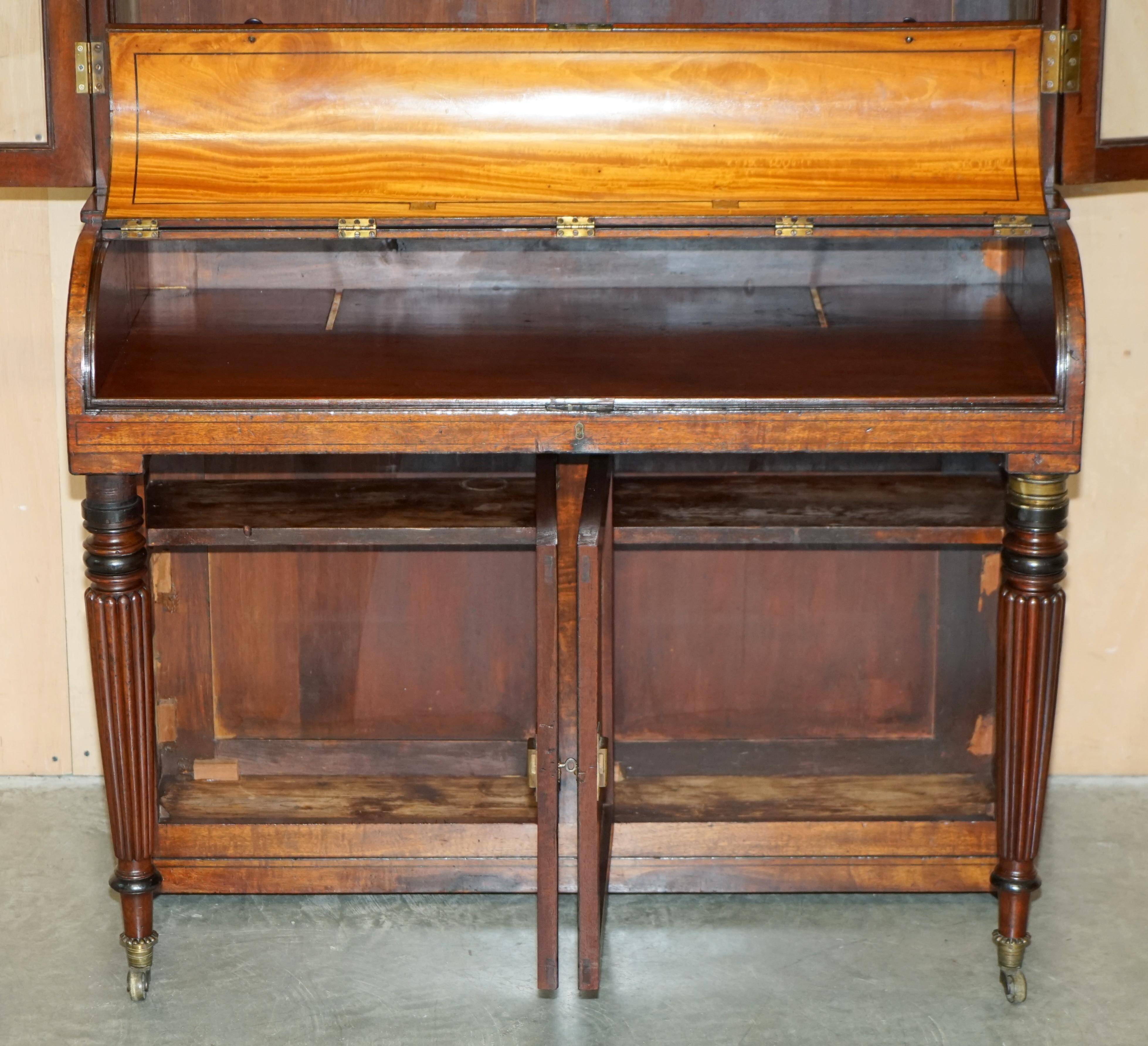 Victorian Scriban Desk in Walnut, 1860