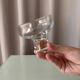 Set of 4 Vintage Aral Champagne Cocktail Glasses / Dessert Coupes