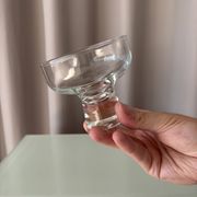 Ensemble de 4 verres à champagne vintage Aral / coupes à dessert
