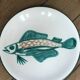 Vintage ceramic plate signed Robert Picault Vallauris