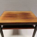 Nice side table in rosewood, probably Danish and from the 60s.