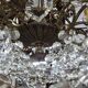 Chandelier with pendants 18 bulbs