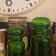 70's glass jar
