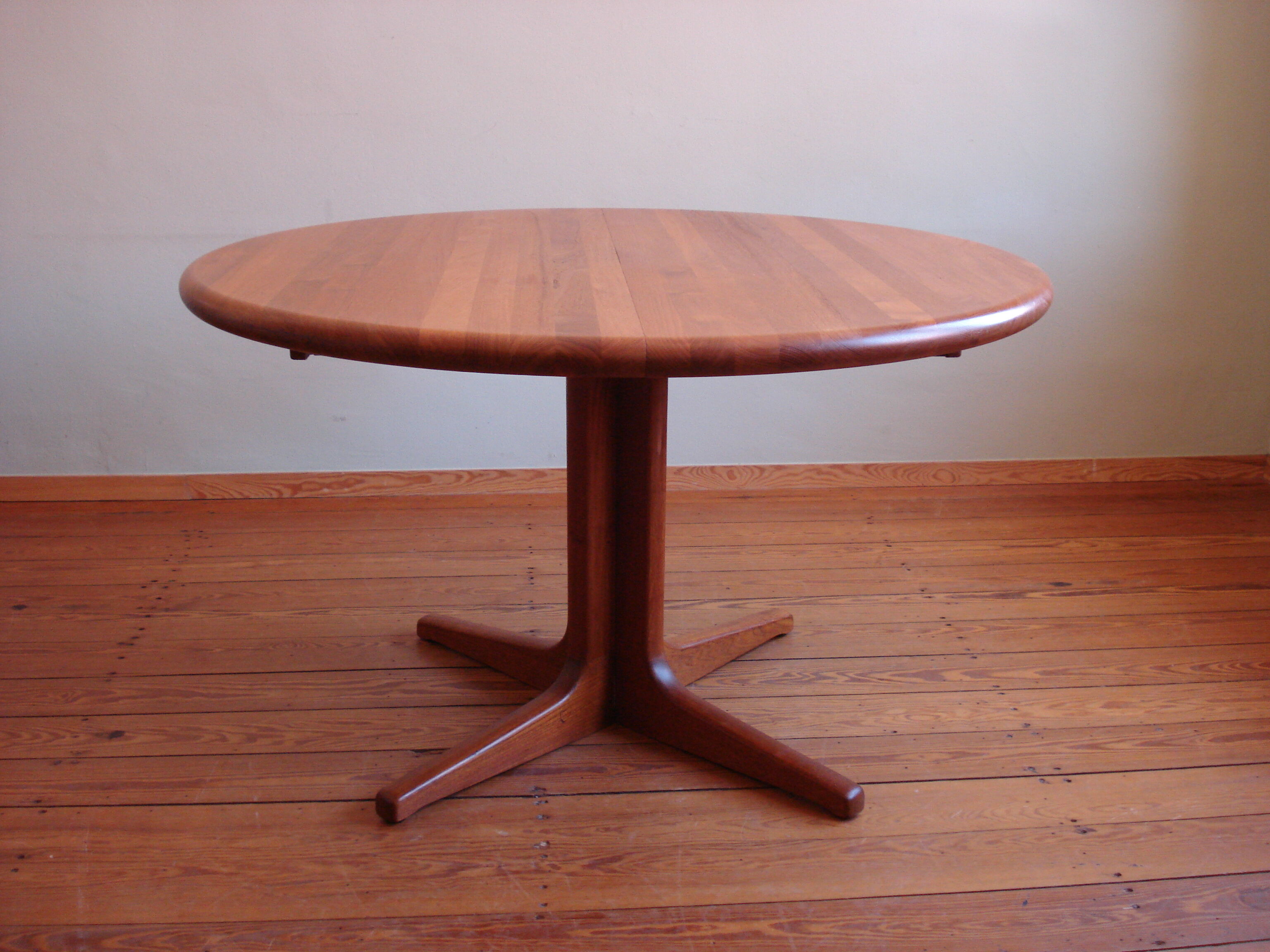 Table à manger extensible, teck massif, Glostup