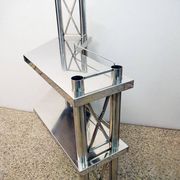 Steel console made in Italy, 1970s
