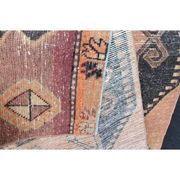 Tapis décoratif long coloré turc des années 1940 83x205 cm