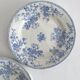 8 flat ironstone plates “Fleurette” Gien