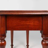 Table d'appoint anglaise élégante du milieu du XIXe siècle en bois massif