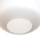 Set of two Holmegaard opaline glass pendant lamps