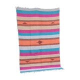 Tapis berbère marocain fait main multicolore 140 x 230 cm