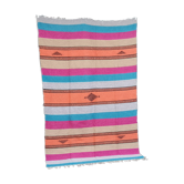Tapis berbère marocain fait main multicolore 140 x 230 cm