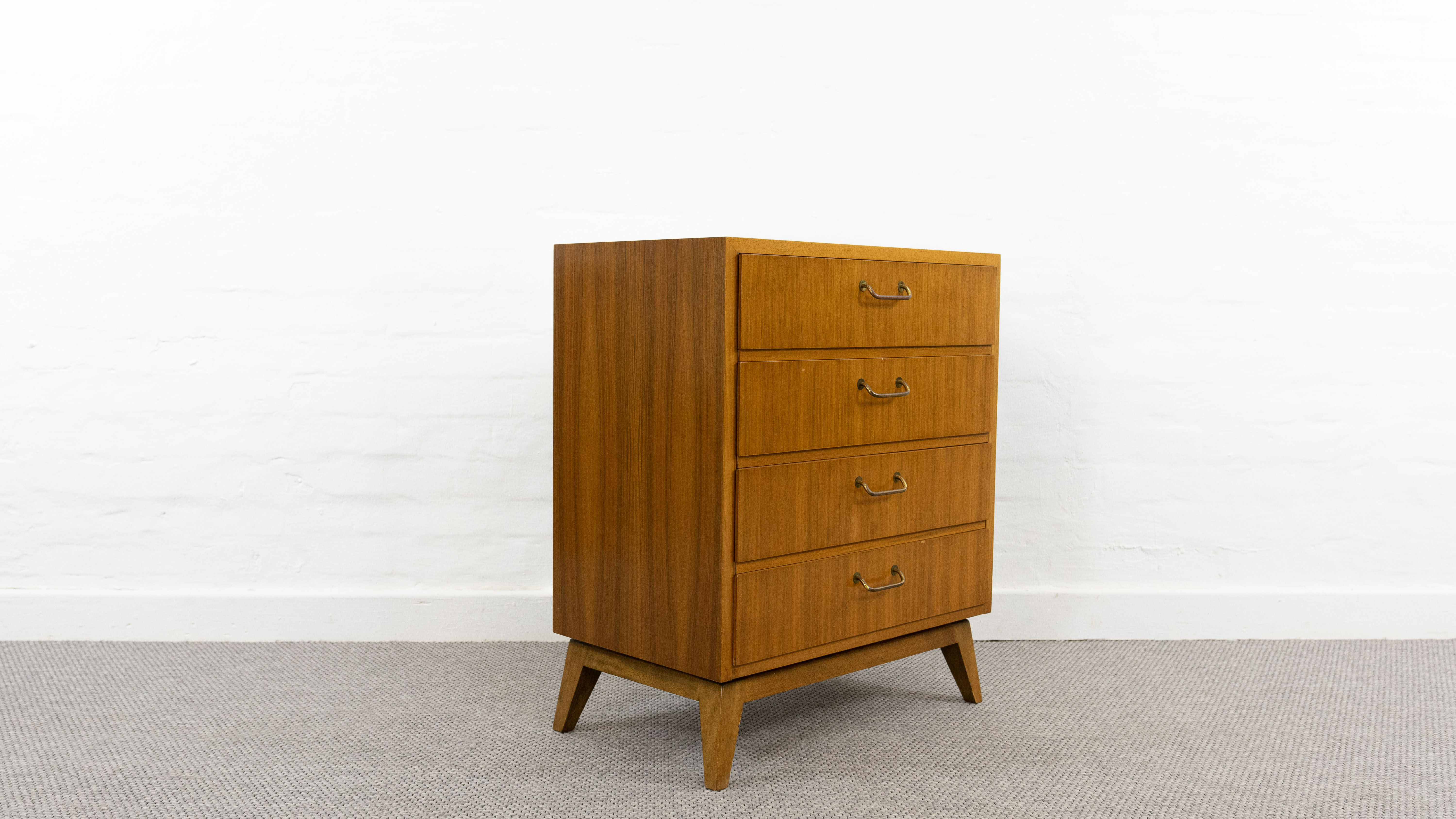 Vintage mid century bar cabinet by ernst behr, germany 1950s