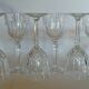 Lot 6 verres cristal d'Arques collection "Constance"