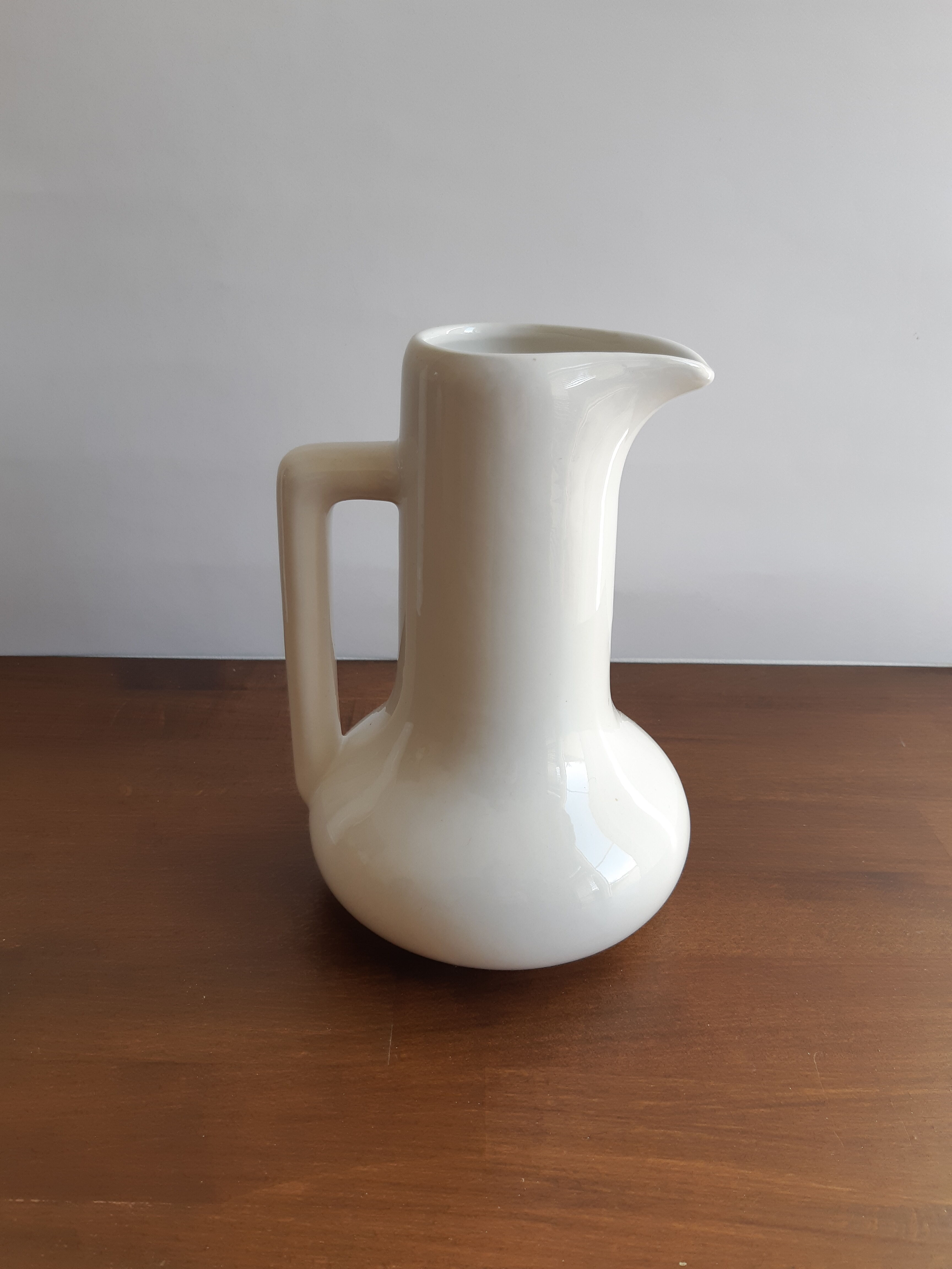Vintage white decanter